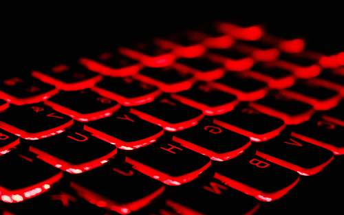 computer hardware black and red laptop keyboard electronics